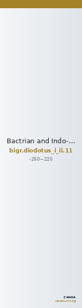 Bactrian and Indo-Greek Coinage Diodotus I or Diodotus II 11 — CANOA