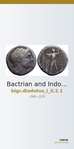 Bactrian and Indo-Greek Coinage Diodotus I or Diodotus II 2.1 — CANOA