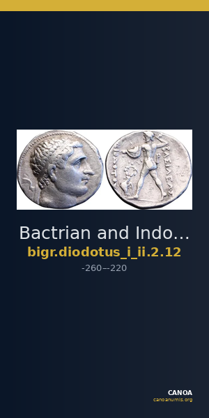 Bactrian and Indo-Greek Coinage Diodotus I or Diodotus II 2.12 — CANOA