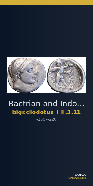 Bactrian and Indo-Greek Coinage Diodotus I or Diodotus II 3.11 — CANOA