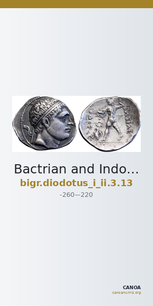 Bactrian and Indo-Greek Coinage Diodotus I or Diodotus II 3.13 — CANOA