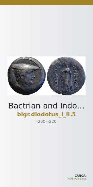 Bactrian and Indo-Greek Coinage Diodotus I or Diodotus II 5 — CANOA