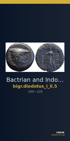 Bactrian and Indo-Greek Coinage Diodotus I or Diodotus II 5 — CANOA