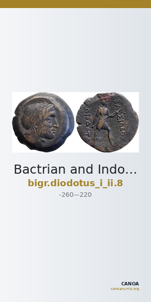 Bactrian and Indo-Greek Coinage Diodotus I or Diodotus II 8 — CANOA