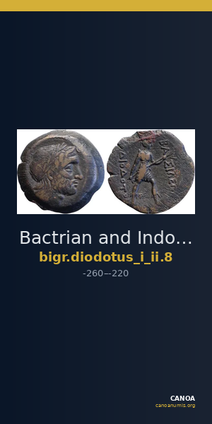Bactrian and Indo-Greek Coinage Diodotus I or Diodotus II 8 — CANOA