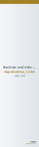 Bactrian and Indo-Greek Coinage Diodotus I or Diodotus II 8A — CANOA