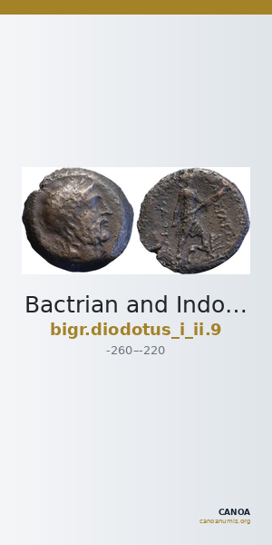 Bactrian and Indo-Greek Coinage Diodotus I or Diodotus II 9 — CANOA