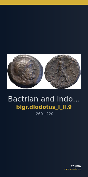 Bactrian and Indo-Greek Coinage Diodotus I or Diodotus II 9 — CANOA