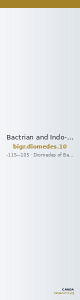Bactrian and Indo-Greek Coinage Diomedes 10 — CANOA