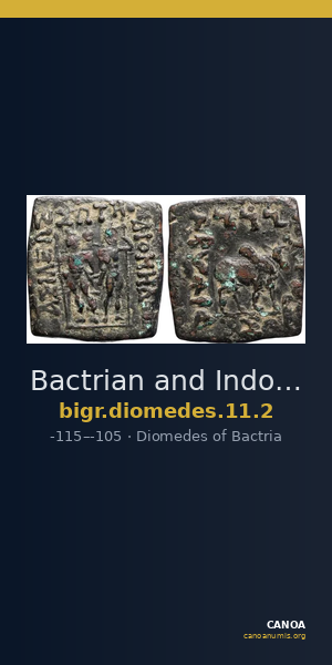 Bactrian and Indo-Greek Coinage Diomedes 11.2 — CANOA