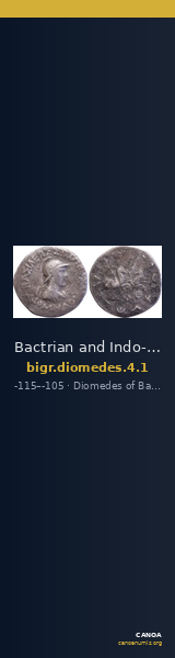 Bactrian and Indo-Greek Coinage Diomedes 4.1 — CANOA