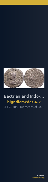 Bactrian and Indo-Greek Coinage Diomedes 6.2 — CANOA