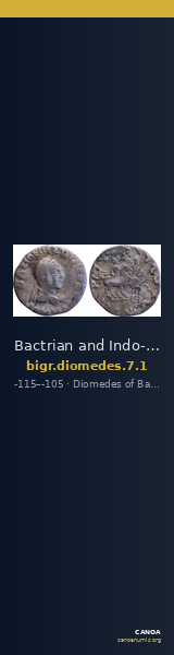 Bactrian and Indo-Greek Coinage Diomedes 7.1 — CANOA