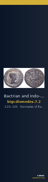 Bactrian and Indo-Greek Coinage Diomedes 7.2 — CANOA