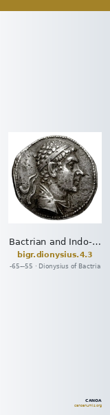 Bactrian and Indo-Greek Coinage Dionysius 4.3 — CANOA