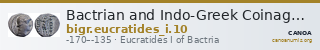Bactrian and Indo-Greek Coinage Eucratides I 10 — CANOA