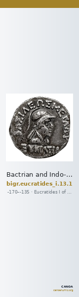 Bactrian and Indo-Greek Coinage Eucratides I 13.1 — CANOA