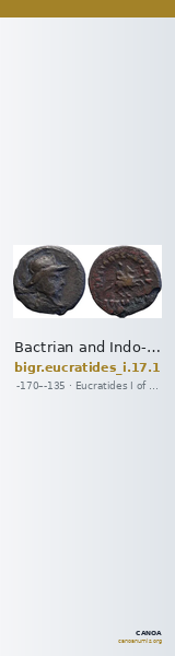 Bactrian and Indo-Greek Coinage Eucratides I 17.1 — CANOA