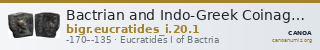 Bactrian and Indo-Greek Coinage Eucratides I 20.1 — CANOA