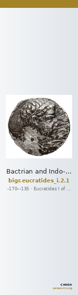 Bactrian and Indo-Greek Coinage Eucratides I 2.1 — CANOA