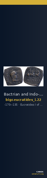 Bactrian and Indo-Greek Coinage Eucratides I 22 — CANOA