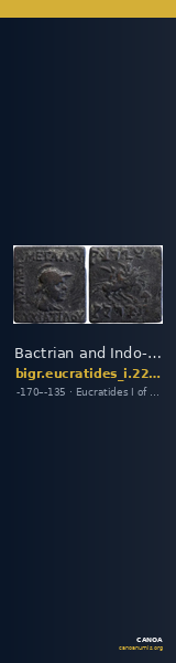 Bactrian and Indo-Greek Coinage Eucratides I 22.11 — CANOA
