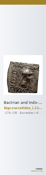 Bactrian and Indo-Greek Coinage Eucratides I 22.12 — CANOA