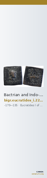 Bactrian and Indo-Greek Coinage Eucratides I 22.13 — CANOA