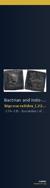 Bactrian and Indo-Greek Coinage Eucratides I 22.13 — CANOA