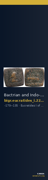 Bactrian and Indo-Greek Coinage Eucratides I 22.20 — CANOA