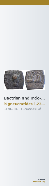 Bactrian and Indo-Greek Coinage Eucratides I 22.25 — CANOA