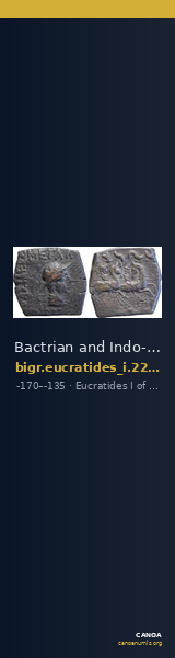 Bactrian and Indo-Greek Coinage Eucratides I 22.25 — CANOA