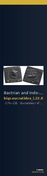 Bactrian and Indo-Greek Coinage Eucratides I 22.8 — CANOA