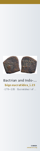 Bactrian and Indo-Greek Coinage Eucratides I 23 — CANOA