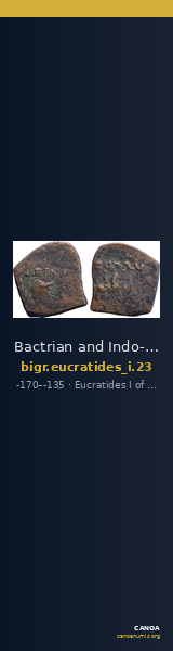 Bactrian and Indo-Greek Coinage Eucratides I 23 — CANOA