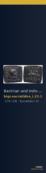 Bactrian and Indo-Greek Coinage Eucratides I 23.1 — CANOA