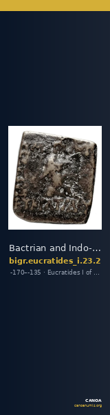 Bactrian and Indo-Greek Coinage Eucratides I 23.2 — CANOA