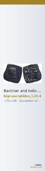 Bactrian and Indo-Greek Coinage Eucratides I 23.4 — CANOA