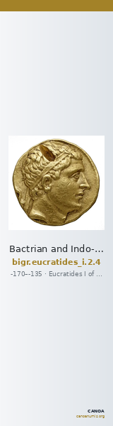 Bactrian and Indo-Greek Coinage Eucratides I 2.4 — CANOA