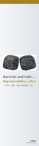 Bactrian and Indo-Greek Coinage Eucratides I 24.1 — CANOA