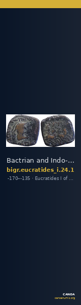 Bactrian and Indo-Greek Coinage Eucratides I 24.1 — CANOA