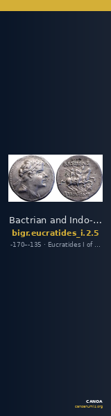 Bactrian and Indo-Greek Coinage Eucratides I 2.5 — CANOA
