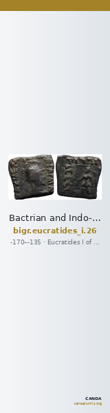 Bactrian and Indo-Greek Coinage Eucratides I 26 — CANOA