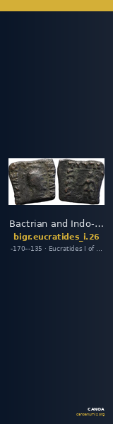 Bactrian and Indo-Greek Coinage Eucratides I 26 — CANOA