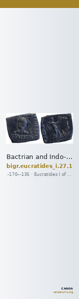 Bactrian and Indo-Greek Coinage Eucratides I 27.1 — CANOA
