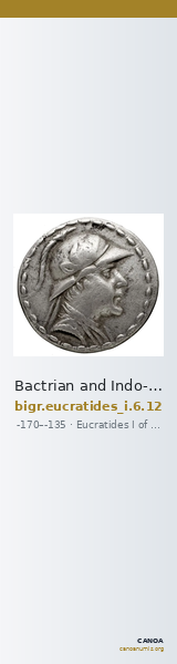 Bactrian and Indo-Greek Coinage Eucratides I 6.12 — CANOA