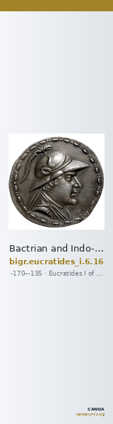 Bactrian and Indo-Greek Coinage Eucratides I 6.16 — CANOA