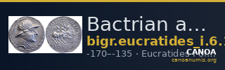 Bactrian and Indo-Greek Coinage Eucratides I 6.17 — CANOA