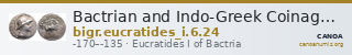 Bactrian and Indo-Greek Coinage Eucratides I 6.24 — CANOA