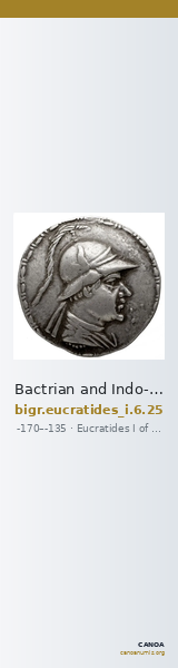 Bactrian and Indo-Greek Coinage Eucratides I 6.25 — CANOA